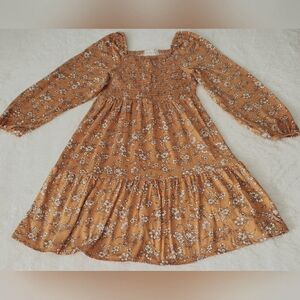 ❗SALE❗Btween Floral Print Smocked Sundress with Bishop Sleeves🌼